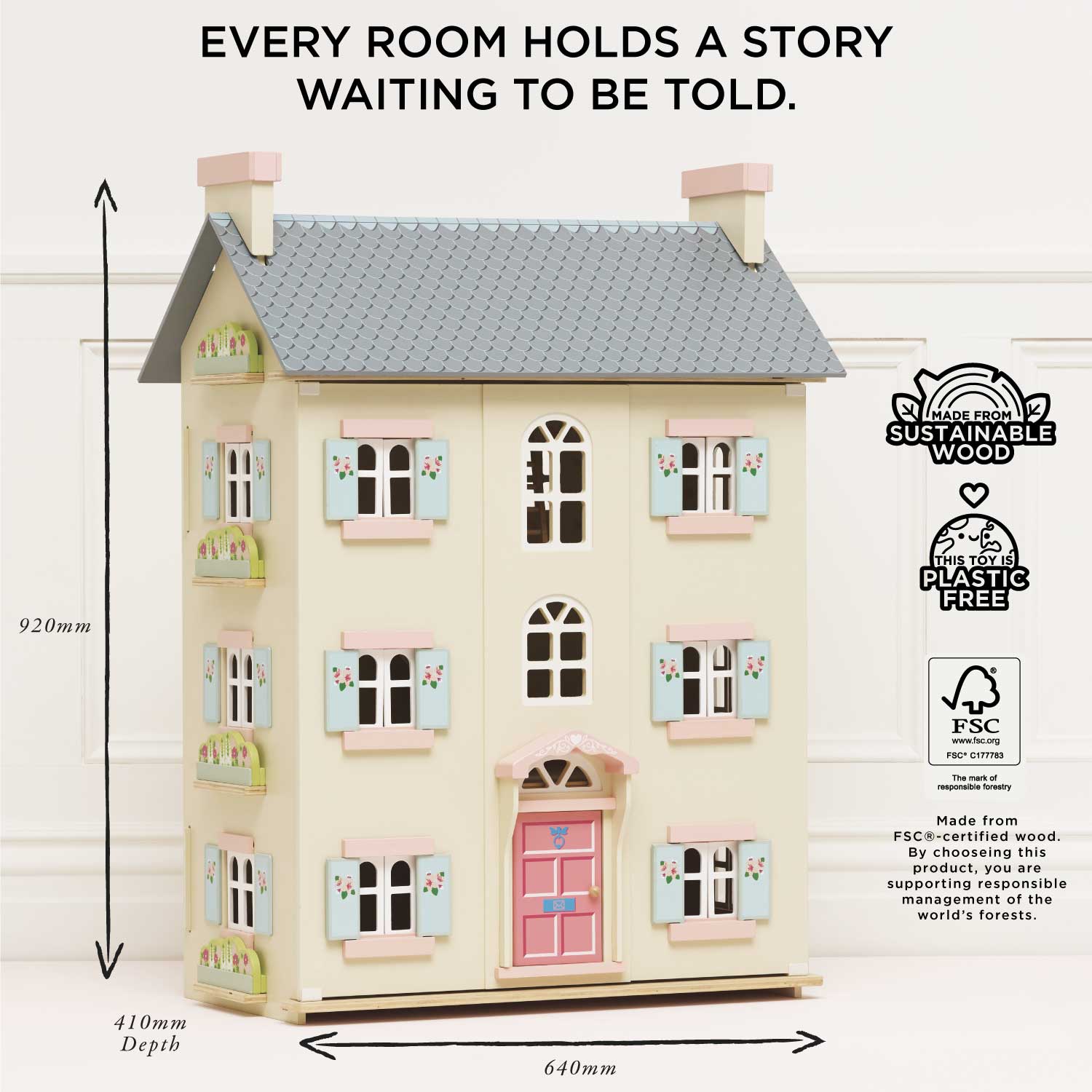 Cherry Tree Hall Ultimate 15 Piece Doll House Bundle