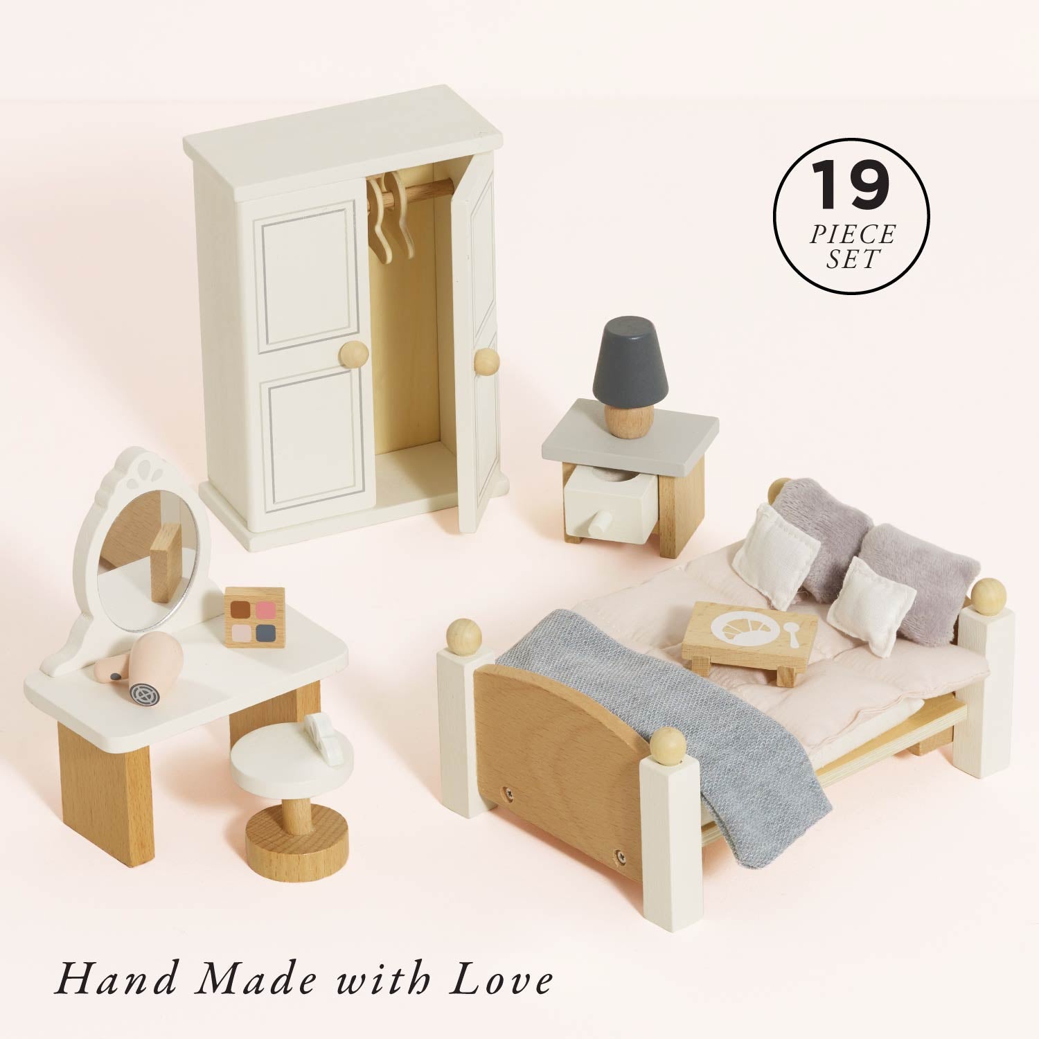 Wooden Dolls house Bedroom
