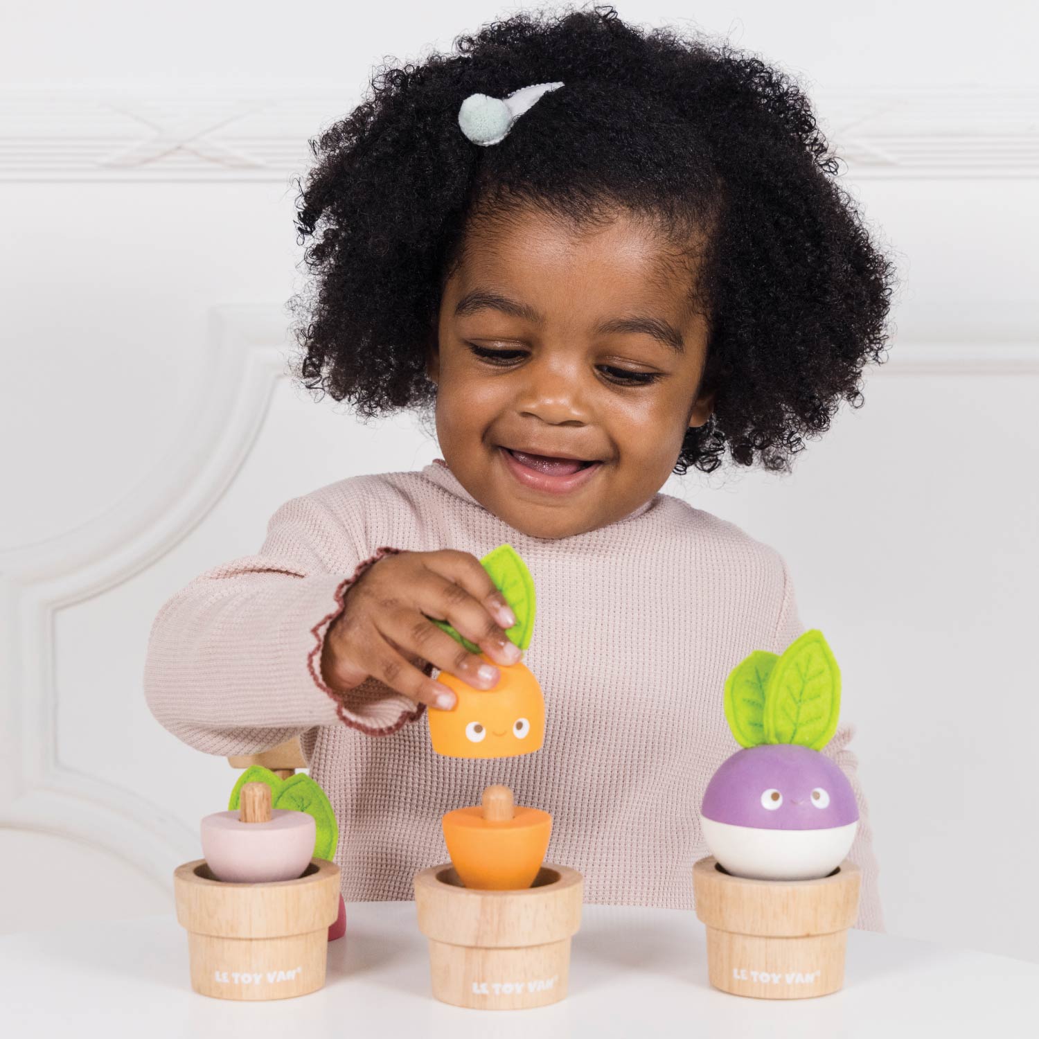 Stacking Wooden Veggies