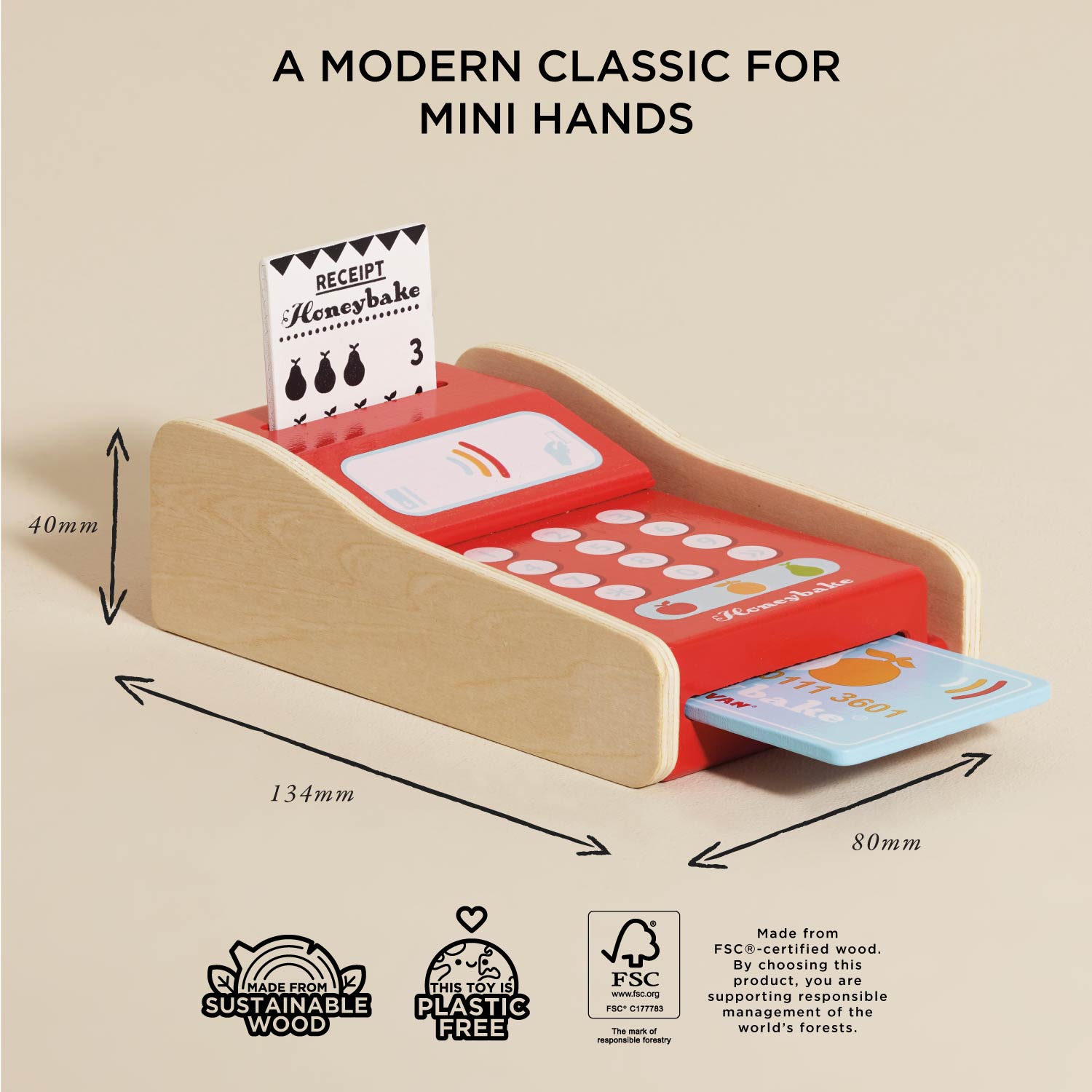 Wooden Shop Card Machine