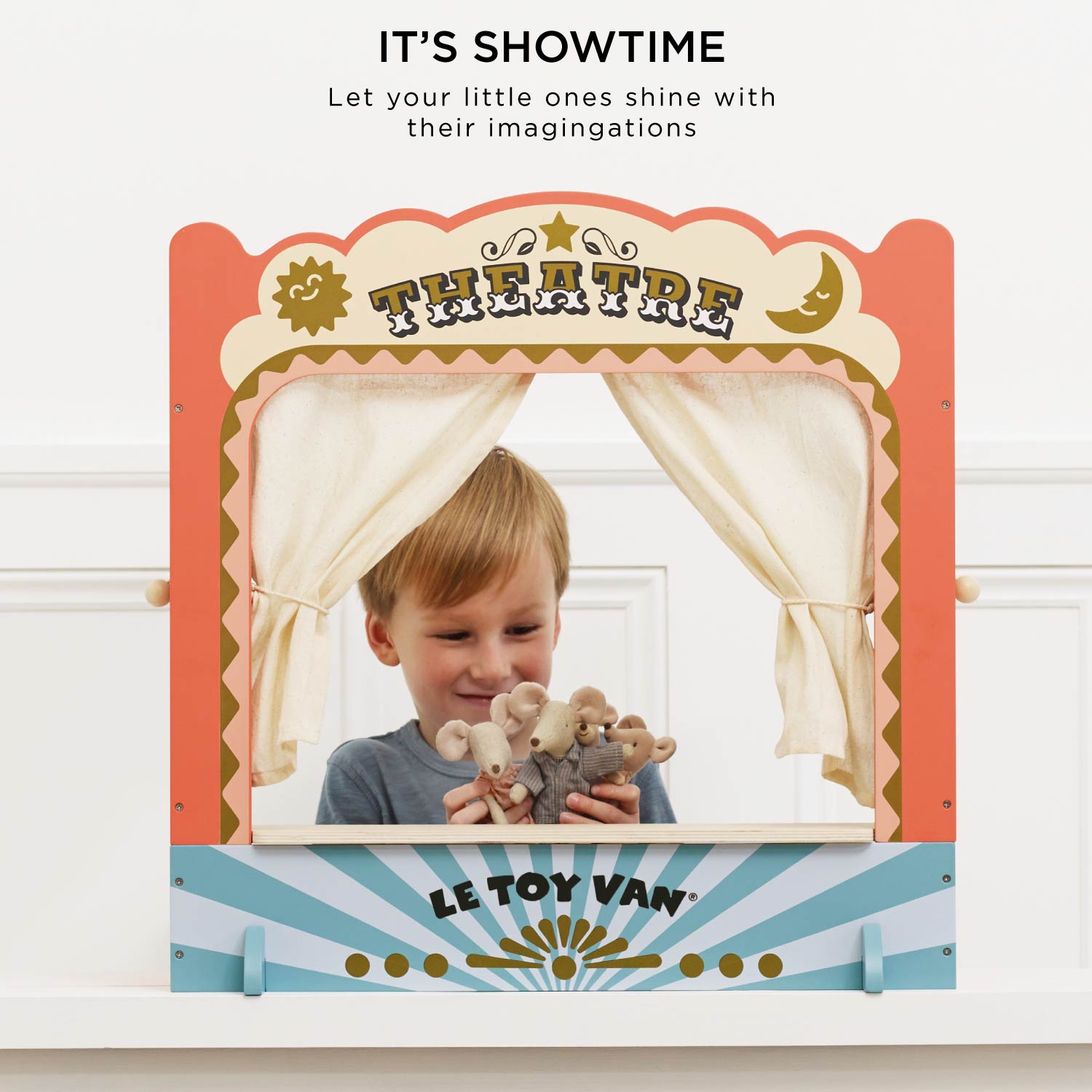 Tabletop Puppet Wooden Theatre
