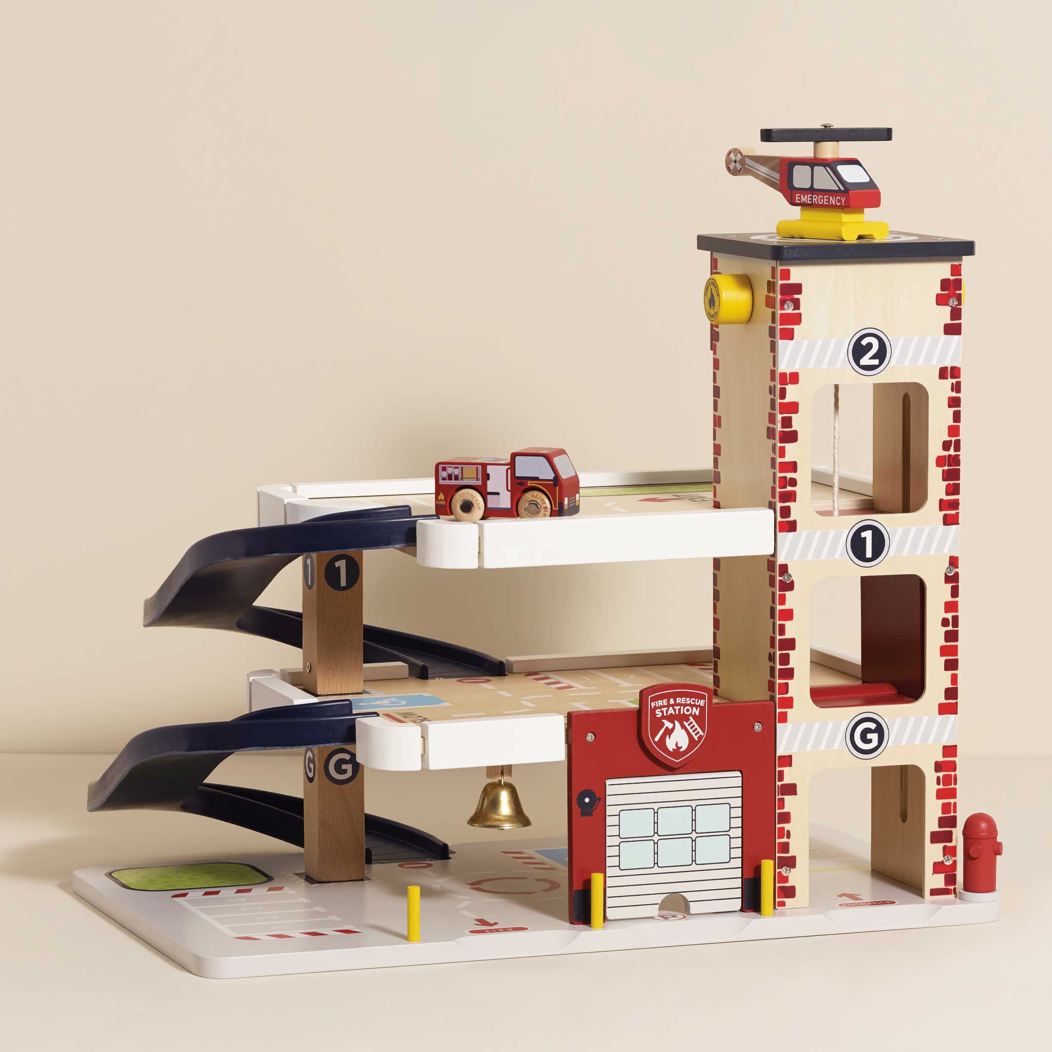 Fire Station Garage & Cars